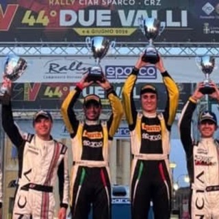 Terza vittoria di fila per Di Pietro e Dresti: il Rally Due Valli consolida la fuga tricolore