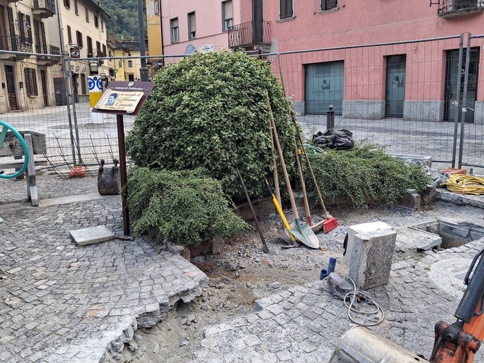 Piedimulera, una nuova fontana in memoria di due volontari Aib