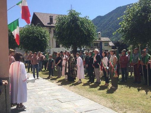 Gli Alpini di Druogno hanno festeggiato il novantesimo di fondazione