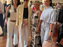 L'attrice e regista Kasia Smutniak con l'assessore Marina Chiarelli