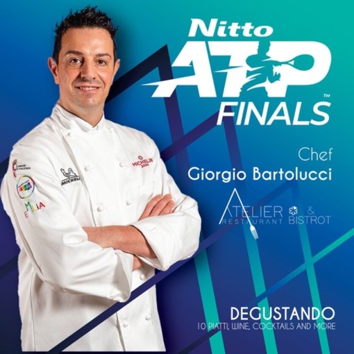 Lo chef Giorgio Bartolucci ospite delle Nitto Atp Finals