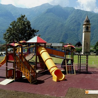 Il nuovo parco giochi di Cuzzago