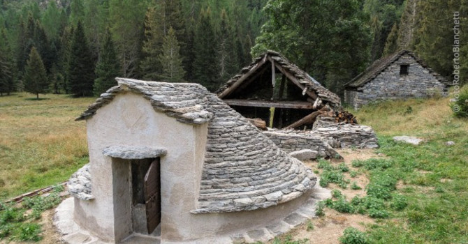 La cisterna dell'alpe Wolf, in val Divedro