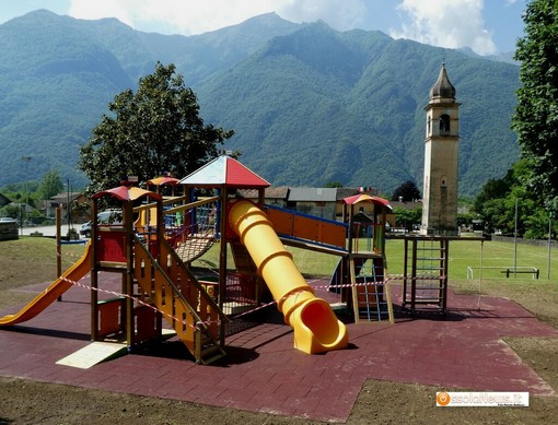 Il nuovo parco giochi di Cuzzago
