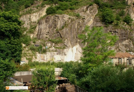 Una foto (era il 2009) della cava Motetta