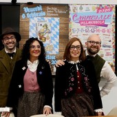 Alcuni componenti del gruppo organizzatotore del Carnevale di Villadossola