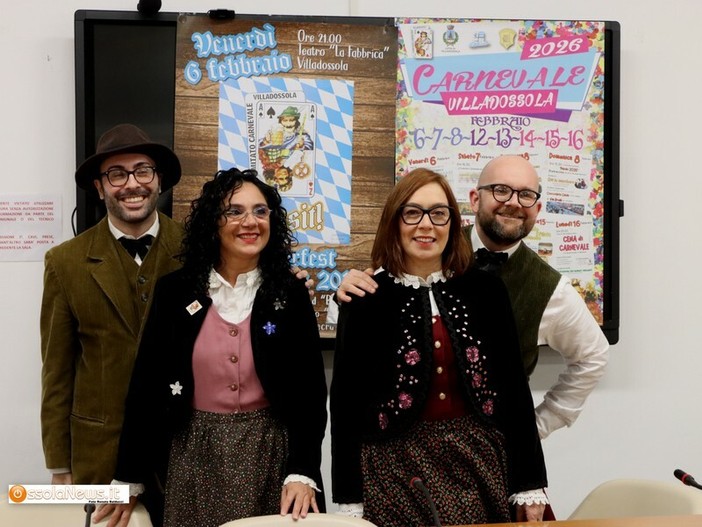 Alcuni componenti del gruppo organizzatotore del Carnevale di Villadossola Alcuni componenti del gruppo organizzatotore del Carnevale di Villadossola