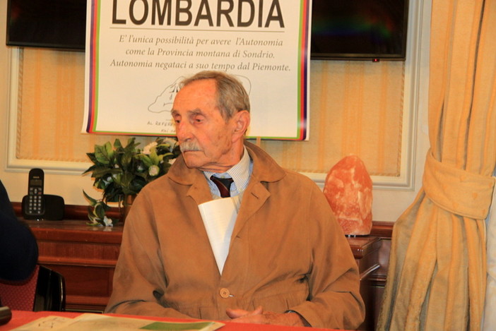 Addio a 'Peppino' Coffano, pioniere dell'autonomismo ossolano