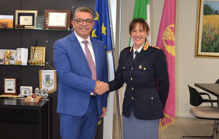 Il questore Giancarlo Conte e il capo di gabinetto Nadia Roggia