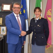 Il questore Giancarlo Conte e il capo di gabinetto Nadia Roggia Il questore Giancarlo Conte e il capo di gabinetto Nadia Roggia