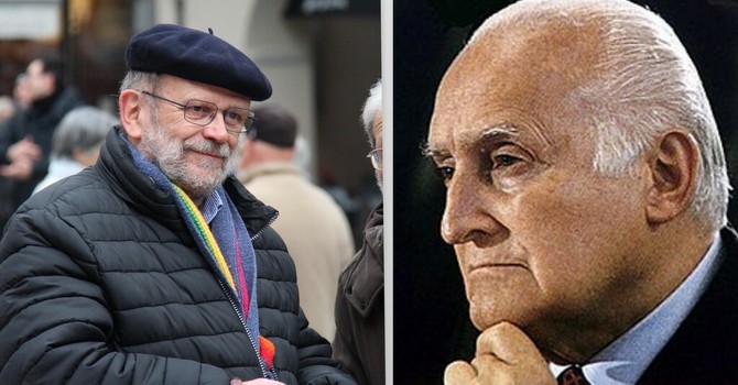 Don Renato Sacco e Oscar Luigi Scalfaro Don Renato Sacco e Oscar Luigi Scalfaro