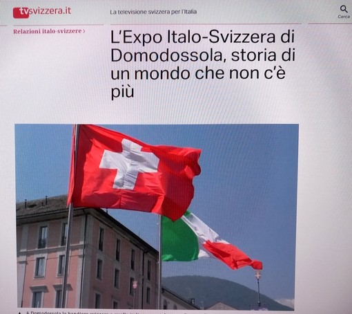 L'Expo Italo-Svizzera sulla  Tv Svizzera