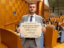 Manuel Ricchi premiato alla Camera dei Deputati con il Premio America Giovani