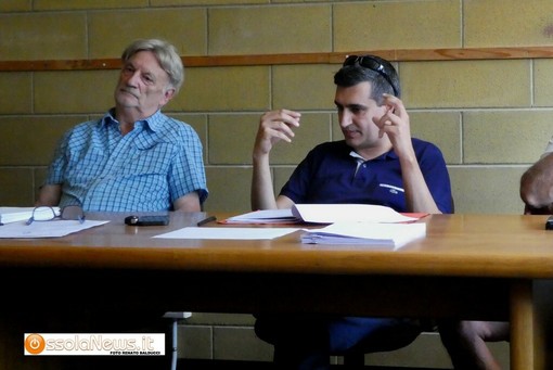 Il sindaco Elio Fovanna e l'assessore alle finanze Massimo Macchi