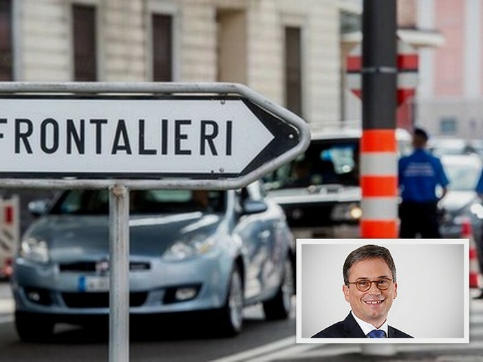 Nel riquadro il consigliere di Stato Christian Vitta