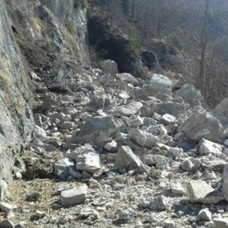 La frana caduta sulla statale 337 il primo aprile 2018. Causò la morte di due turisti ticinesi La frana caduta sulla statale 337 il primo aprile 2018. Causò la morte di due turisti ticinesi