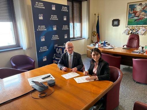 Nella foto Vittorio Bosio e Chiara Tommasini Nella foto Vittorio Bosio e Chiara Tommasini