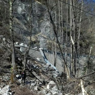 La frana del primo aprile 2018 sulla statale della Valle Vigezzo: travolse un auto, provocando la morte di  due persone
