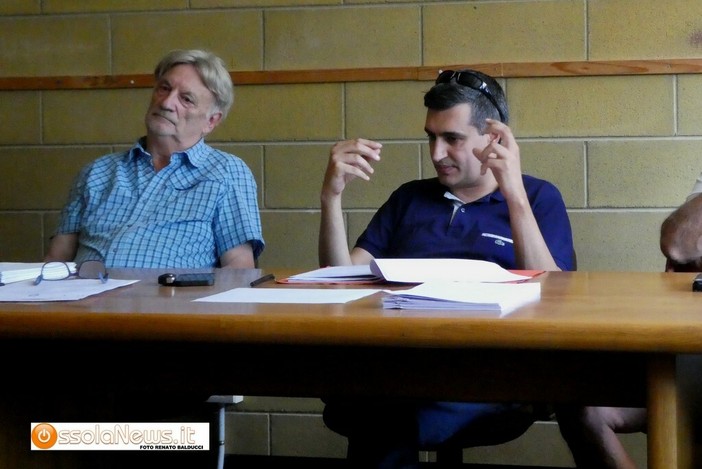 Il sindaco Elio Fovanna e l'assessore alle finanze Massimo Macchi