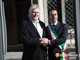 Foto: Léonard Gianadda col sindaco domese Lucio Pizzi Foto: Léonard Gianadda col sindaco domese Lucio Pizzi