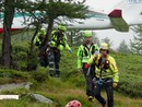 Persona soccorsa in alta Valle Bognanco FOTO