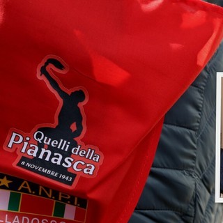 Il fazzoletto sull'Insurrezione popolare di Villadossola e nel riquadro Carlo Squizzi