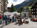 Azione contro il traffico di aggiramento, Wassen UR. Foto: Iniziativa delle Alpi – Luca Rosso