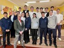 Michil Costa all'Alberghiero Rosmini (foto tratta dal sito dell'istituto)