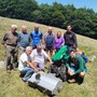 Il gruppo di volontari che ha pulito l'alpe San Giacomo