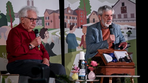 Bruno Gambarotta e Piero Bianucci a ''Sentieri e pensieri'