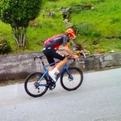 Ganna si prepara al Tour sulla salita di Montescheno