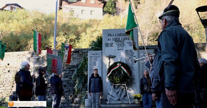 Momenti delle celebrazioni a Villadossola per l'Insurrezione del 1943