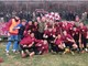 Foto di gruppo della Juventus Domo dopo la vittoria a Piedimulera Foto di gruppo della Juventus Domo dopo la vittoria a Piedimulera