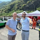 L'assessore Marnati ( nella foto a destra) con Secondo Barbero