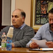 A sinistra Lrenzo Iaria, consigliere di minoranza
