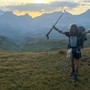 Sul Sentiero Italia, l’impresa di Luca Terenziani è arrivata in Ossola FOTO
