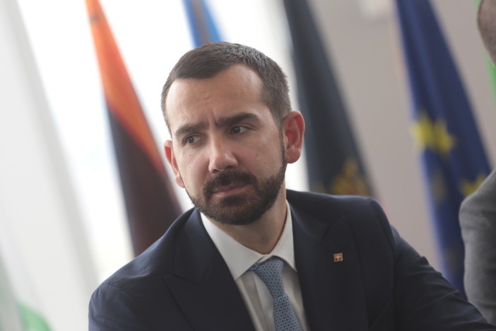 L'assessore regionale all'Ambiente Matteo Marnati