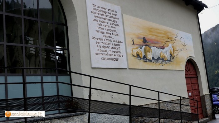 Il museo ricavato nella vecchia stazione della funivia a Goglio Il museo ricavato nella vecchia stazione della funivia a Goglio