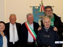 Da sinistra: la presidente del consiglio di Verbania Alice De Ambrogi, Paolo MIlesi, il sindaco Giandomenico Albertella, don Riccardo Bonacci e Umberto Michetti