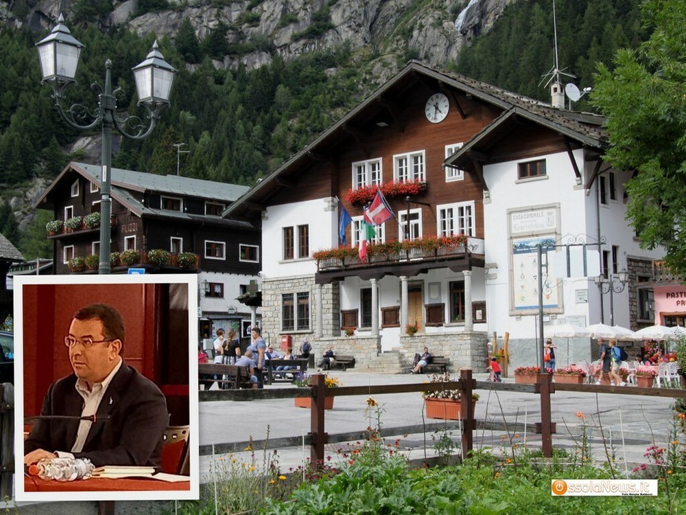 Macugnaga, nel riquadro Stefano Candiani