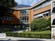 Il municipio di Villadossola, nei riquadri l'assessore Stefano Cittadino, i consiglieri Massimo Gervasoni e Mauro Ferrari