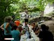 Un momento dell'incanto delle offerte alla festa della Madonna delle Grucce