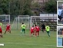 Una partita interna del Vogogna, nel riquadro Michael Nino e Cesare Rampi Una partita interna del Vogogna, nel riquadro Michael Nino e Cesare Rampi