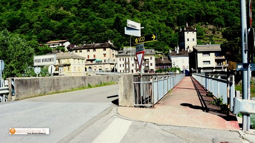 Chiuso per tre giorni il ponte sull'Anza