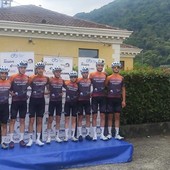 La squadra allievi allievi del Pedale Ossolano ai regionali La squadra allievi allievi del Pedale Ossolano ai regionali