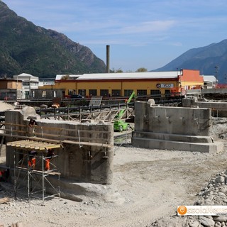 Proseguono i lavori del ponte sul torrente Anza