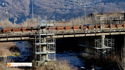 Ripresi i lavori al ponte sull'Ovesca a Villadossola