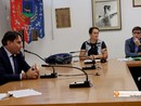A sinistra il sottosegretario regionale Alberto Preioni, la presidente delle Aree Protette dell'Ossola Vittoria Riboni e il presidente del Parco Valgrande, Luigi Spadone