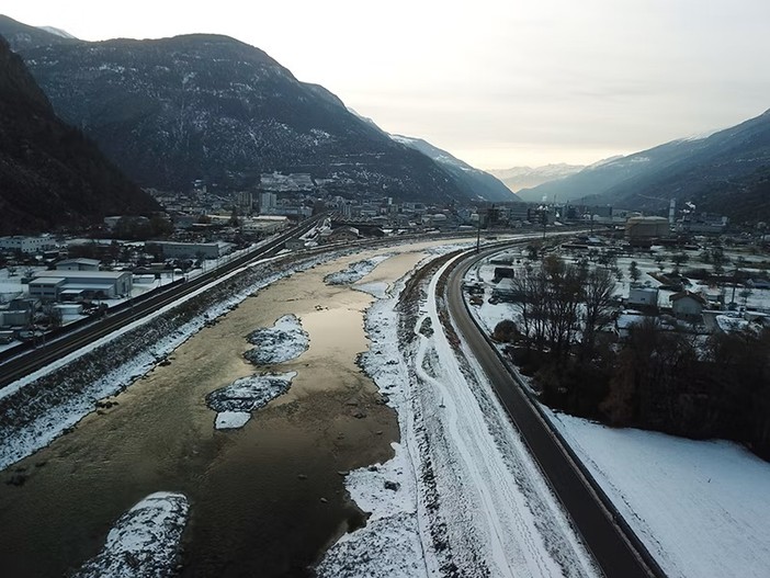 Il Rodano in una immagine tratta dal sito dell'Ufficio Federale dell'ambiente Il Rodano in una immagine tratta dal sito dell'Ufficio Federale dell'ambiente