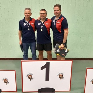 Andrea Ferrari, primo a sinistra, medaglia di bronzo ai regionali (Foto tratta dal sito della Regaldi)